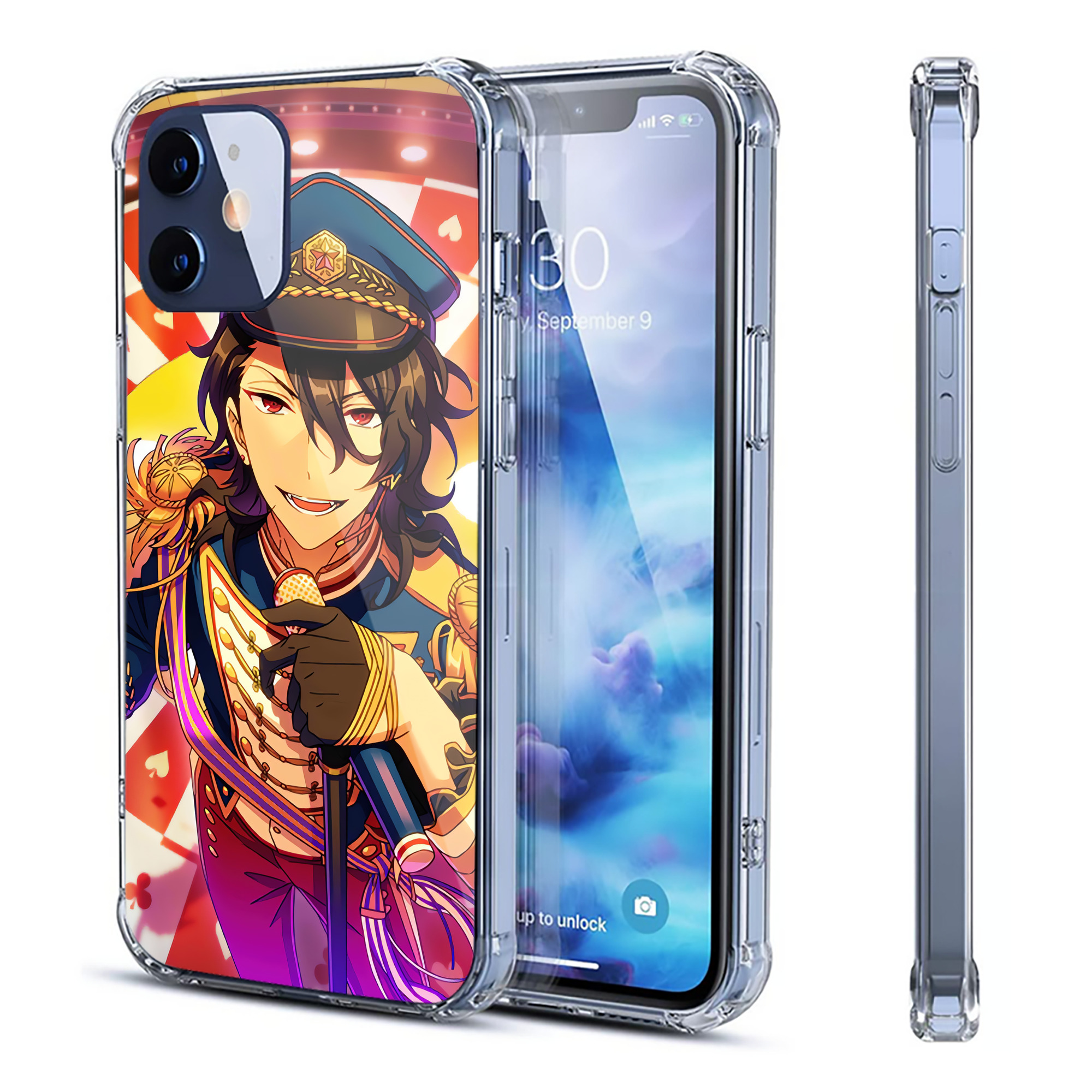 （画像用） あんさんぶるスターズ! Ensemble Stars 【iPhone 12シリーズ対応】透明スマホケース（クリアソフトケース）